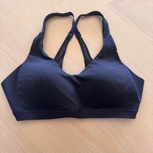 lululemon athletica Black Racerback Mesh Sports Bra